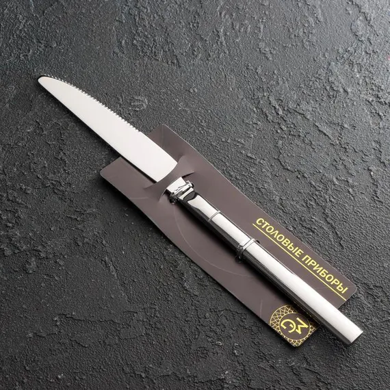 Нож столовый Magistro, h=23 см, цвет серебряный