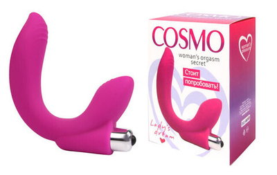 Вибромассажер для клитора и G-точки Cosmo Lady's Dream (12 см , фуксия) (Цвет: фуксия)