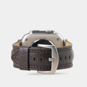 Ремешок для Apple Watch Ultra 49mm из кожи сафьяно, коричневого цвета