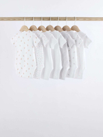 Боди с коротким рукавом для малышей Next K79-886, 7 шт., Белый