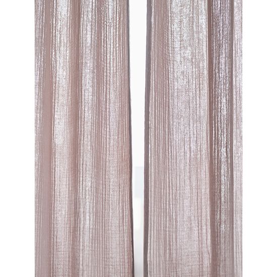 Штора из муслина бежево-серого цвета из коллекции essential, 150х290 см