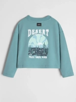 Лонгслив для девочки в летний