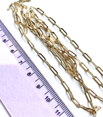 8304-з Цепь "Мавана" 9*3 мм, позолота