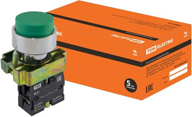 Кнопка BL31 без подсветки зелёный 1з TDM SQ0704-0048
