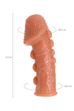 Насадка Kokos с дополнительной стимуляцией телесная 12,7 см