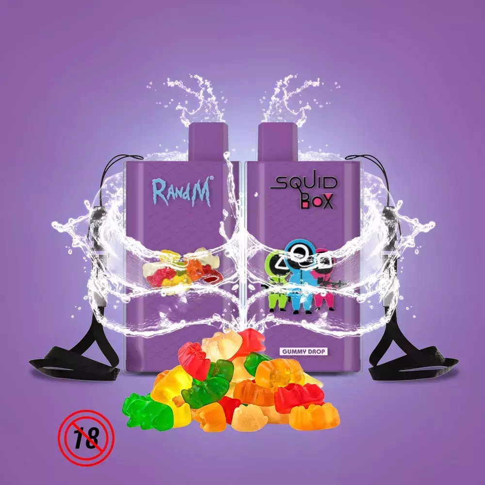 RandM  Squid Box 5200 - Gummy Drop (5% nic)