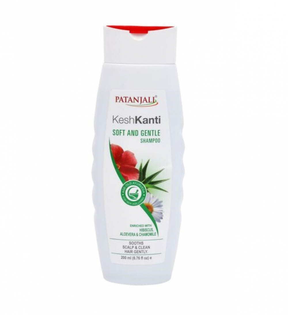 PATANJALI Kesh Kanti Soft And Gentle Shampoo Мягкий шампунь для волос Кеш Канти 200мл