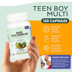 Maxi Health, Maxi Teen Supreme ™, для мужчин, 120 капсул