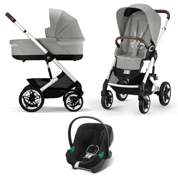 Детская коляска Cybex Talos S Lux 3 в 1 SLV Stone Grey