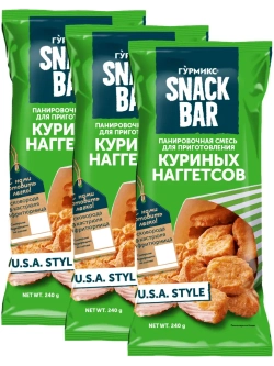 Панировочная смесь для куриных наггетсов 240 г * 3 шт