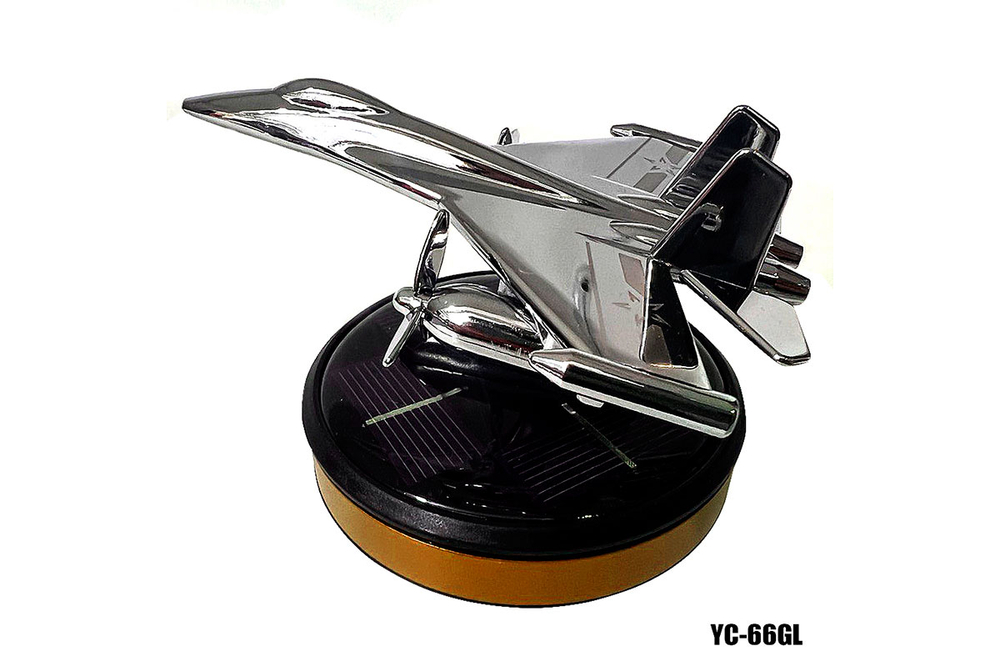 Ароматизатор-игрушка -на торпеду- Самолет-Истребитель - солн батар (жидк)- YC-66GL Culong