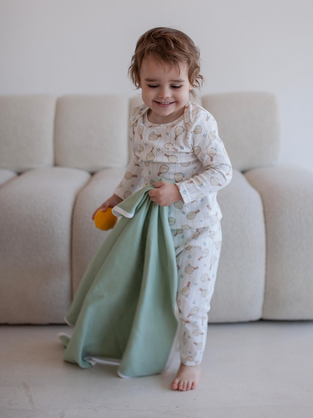 Двусторонний плед Mjölk Ping Pong