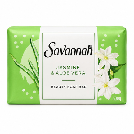 Мыло Savannah Jasmin&Aloe Vera 150 гр