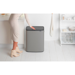 Мусорный бак Bo Touch Bin 2x30л Brabantia Минерально-серый