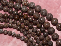 Нить бусин из яшмы 8мм