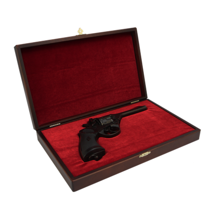 Denix Пистолет Наган в подарочном футляре (сборный комплект)