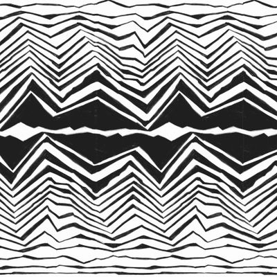 The geometric pattern by stripes . Seamless vector background. Black and white texture.