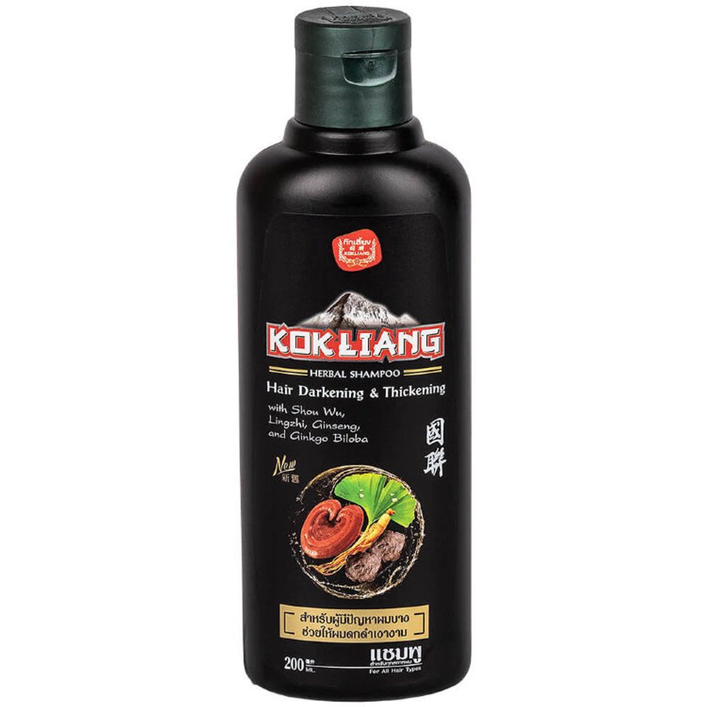 Кондиционер для темных волос Kokliang Chinese Herbal Natural Shampoo for Darkening Thickening Hair