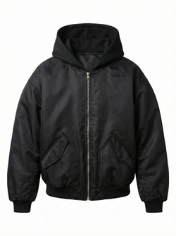 Двухсторонний Бомбер SDW в черном цвете