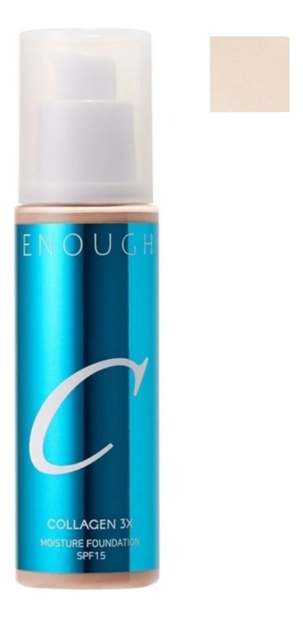 Enough Тональная основа для лица с коллагеном Collagen 3X Moisture Foundation SPF15 100мл