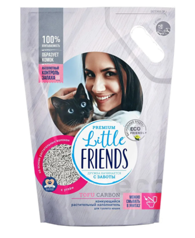 Little Friends Tofu Carbon Тофу с углем 5л.