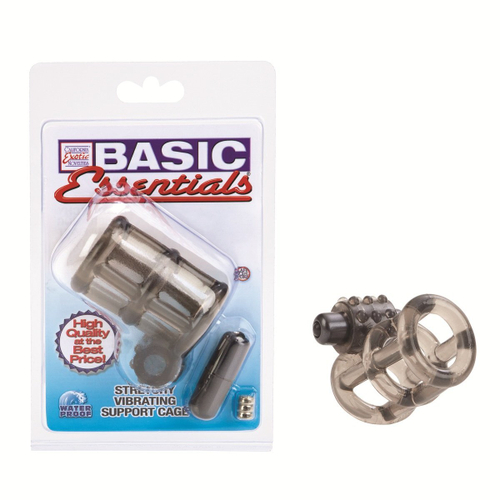 Насадка на пенис California Exotic Stretchy, вибрация, 6,3 см