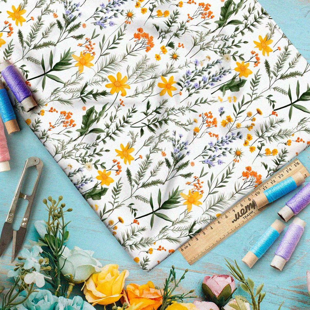 Ткань премиум интерлок колыбель фей