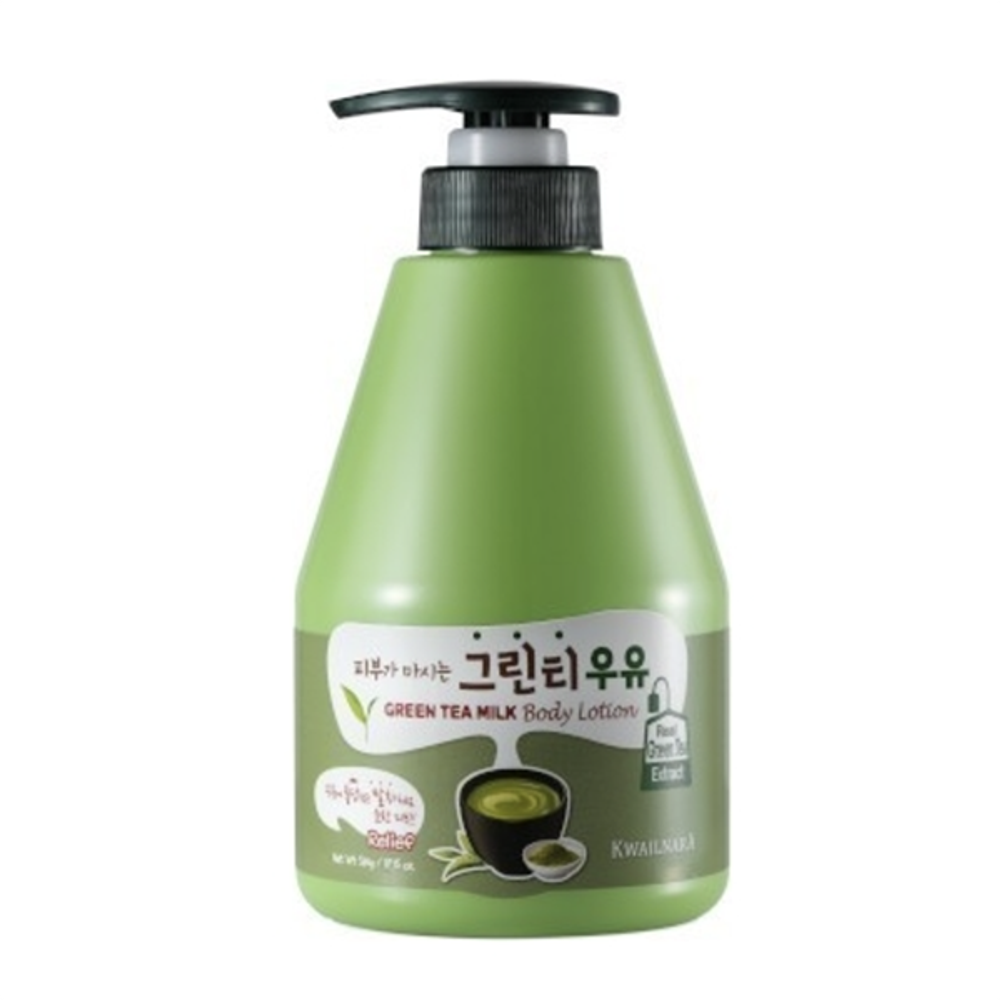 Welcos Kwailnara Green Tea Milk Body Lotion лосьон для тела с ароматом зеленого чая