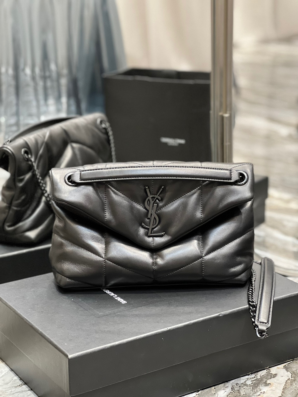 Saint Laurent Loulou Puffer Bag 29 cm