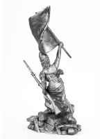 Оловянная миниатюра Свобода на баррикадах