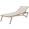 Шезлонг Pacific бежевый