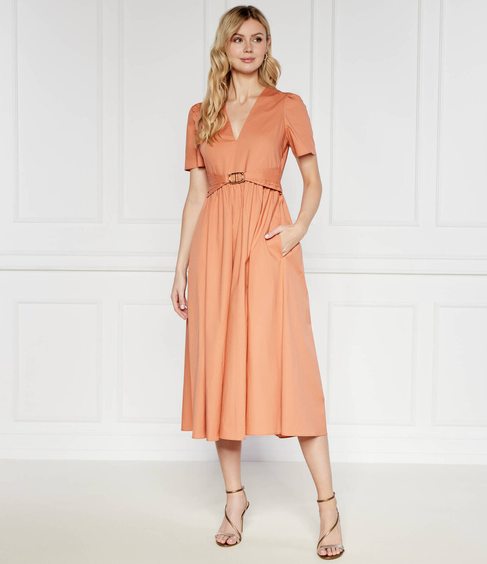 Платье TWINSET - оранжевый(241TT2020)