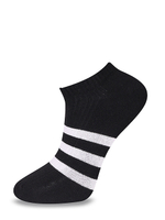 Носки мужские черный с белой полоской