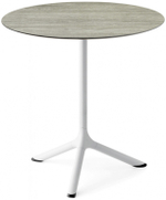 Стол ламинированный обеденный Scab Design Tripe, белый, состаренный серый дуб