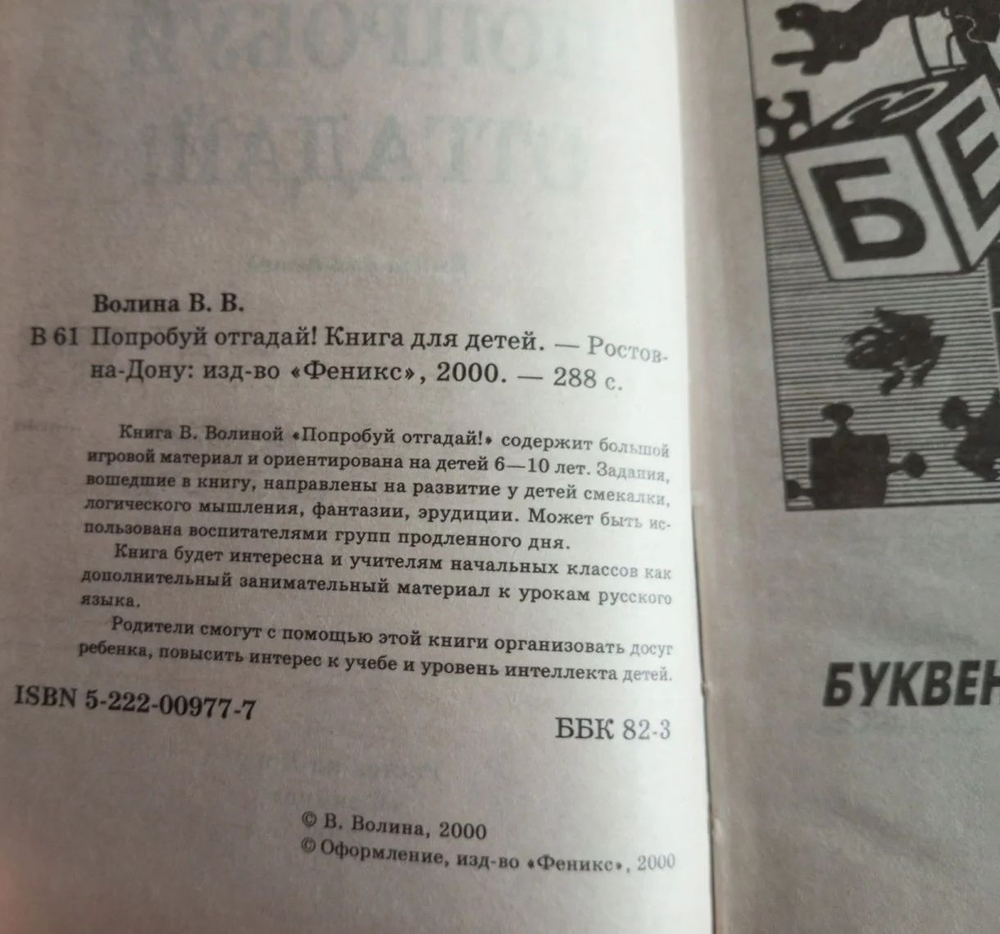 Попробуй отгадай! Книга для детей