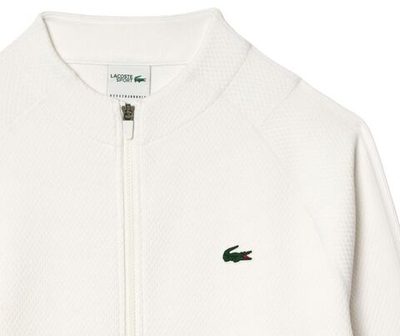 Мужская теннисная кофта Lacoste Tennis x Novak Djokovic Sportsuit Jacket - white