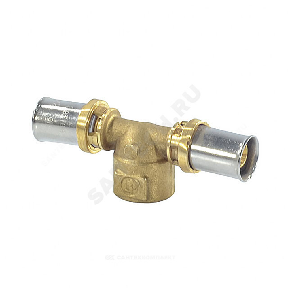 Тройник для МП/PE-X труб латунь пресс Дн 32х3/4"х32 ВР RM154 Giacomini RM154Y050