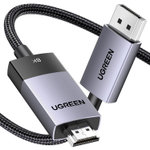 Кабель DisplayPort - HDMI, 2m UGREEN 80397