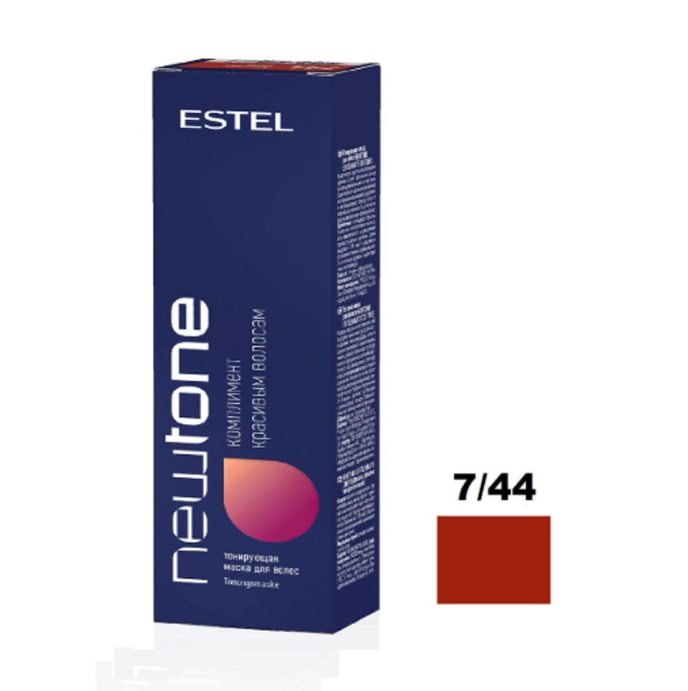 Estel Маска для волос Newtone, тонирующая, тон №7/44, Русый медный интенсивный, 60 мл