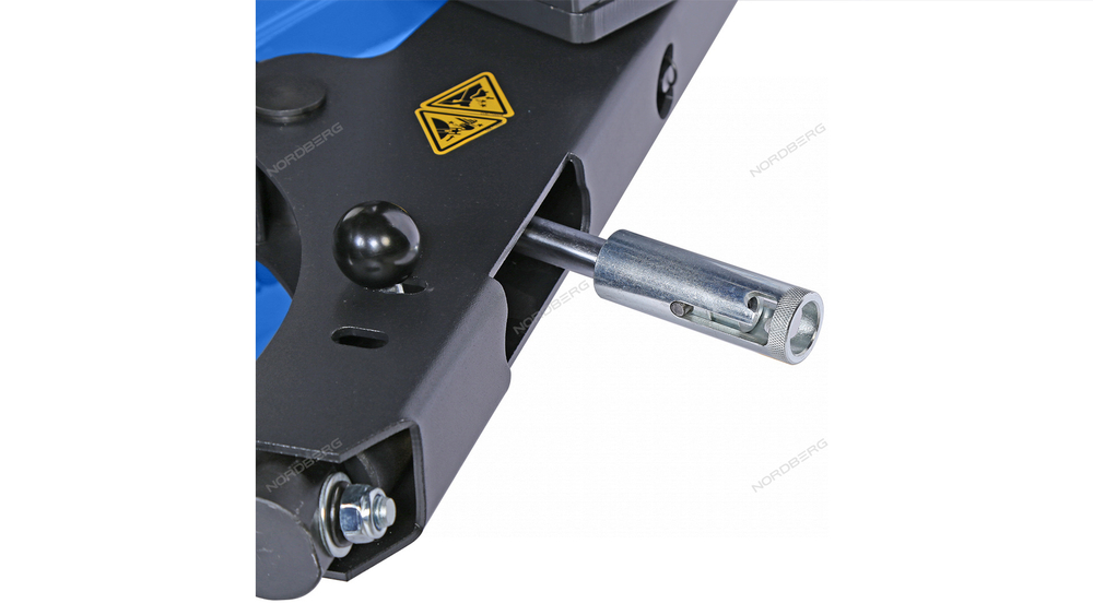 Станок шиномонтажный автомат, инверторный, стол с накладками, 220 В, синий NORDBERG 4643ID (B)