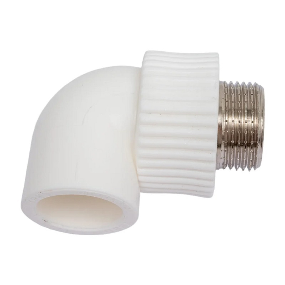 Угольник полипропиленовый 32х3/4" НР комбинированный TEBO