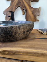 Раковина из речного камня RS-65893 63х46х15 из натурального камня