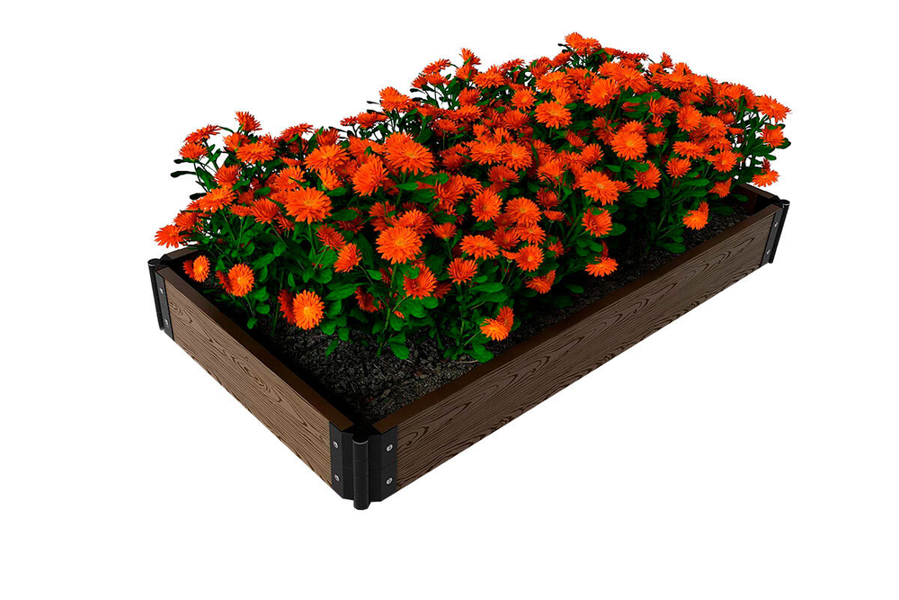 Доска грядочная Holzhof 150*25*2950мм, тиснение 3D