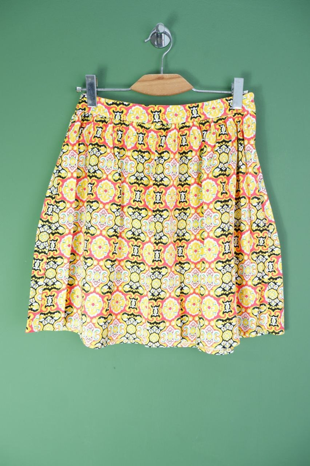 Юбка летняя с ярким узором 46-48 размер
