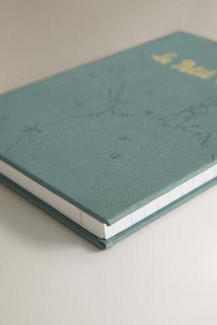 ZARA HOME БЛОКНОТ С РИСУНКОМ LE PETIT PRINCE ДЛЯ ДЕТЕЙ, СИНИЙ