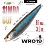 Воблер TsuYoki SIMBA 60F (60мм, 3.6гр)