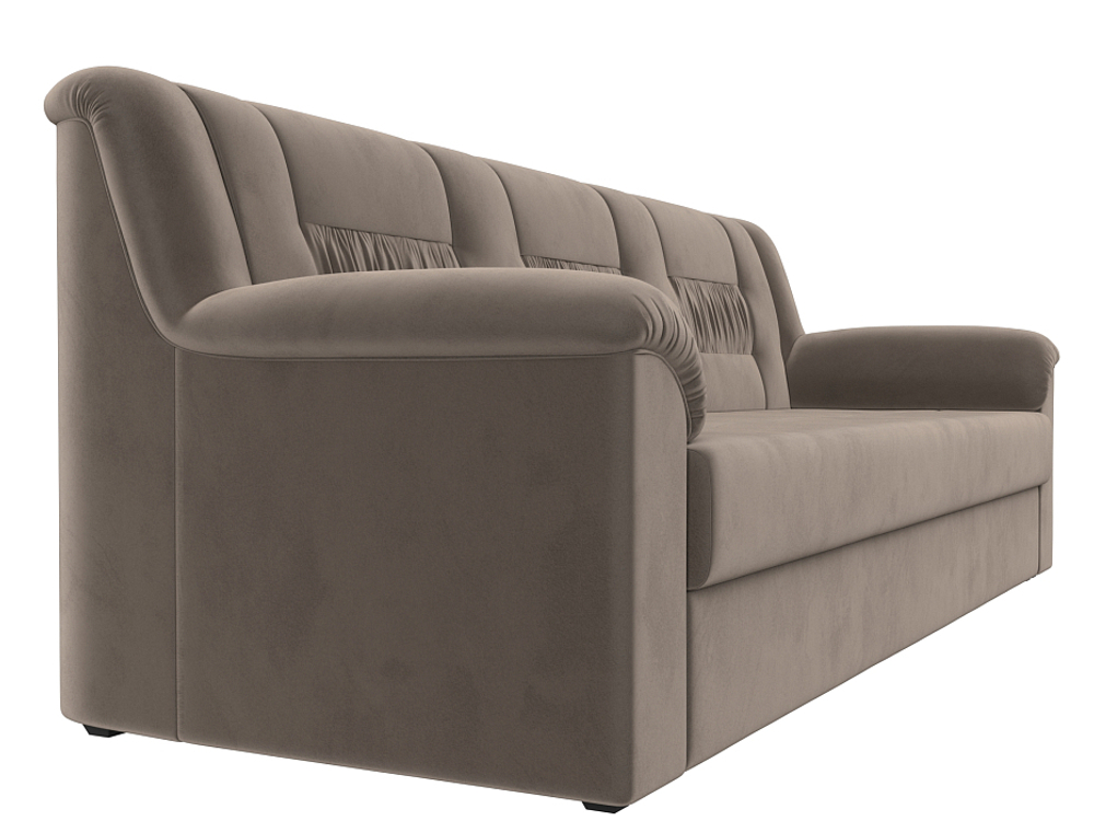 Диван прямой Карелия, Коричневый, Велюр, 113318