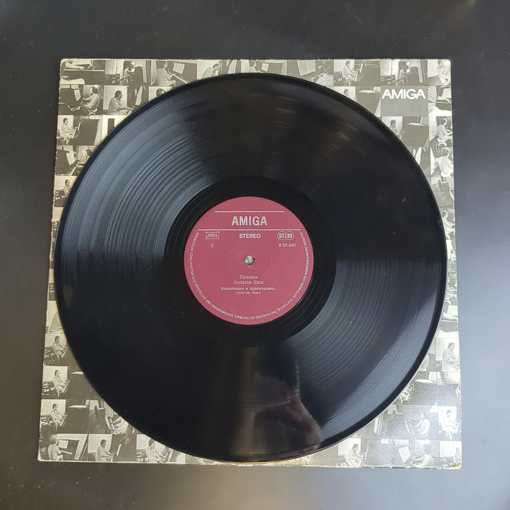 LP Holger Biege ‎- Circulus. Виниловая пластинка 12 дюймов. Amiga. ГДР 1970 год.