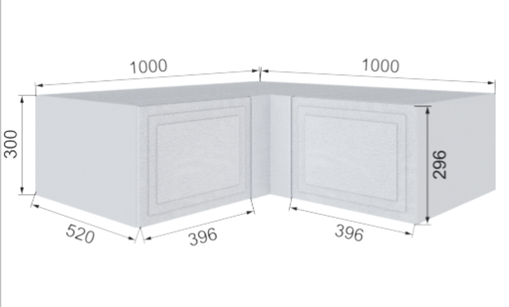 Антресоль Бруклин АУП300