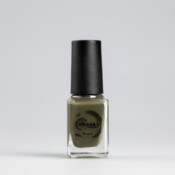 Лак для стемпинга Swanky Stamping S37, оливковый хаки 6мл.